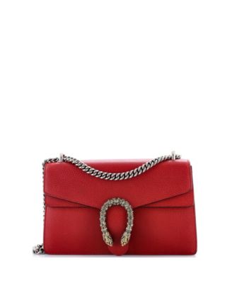 Б/у маленькая кожаная сумка gucci dionysus