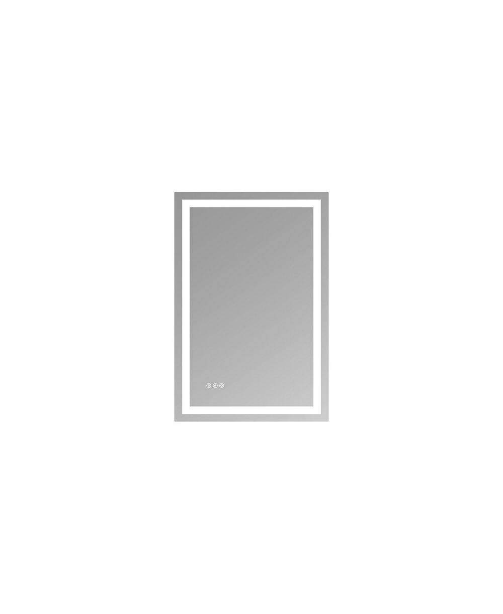 BUSDAYS 24 x 36 Inch LED Bathroom Mirror Front and Back Lit Stepless Dimmable 3 Colors CRI90 Brightness Memory Shatter Proof Anti Fog IP44 Waterproof