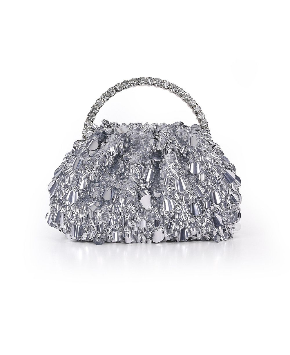 Jewel Badgley Mischka Women's Remy Mixed Sequin Pouch Clutch