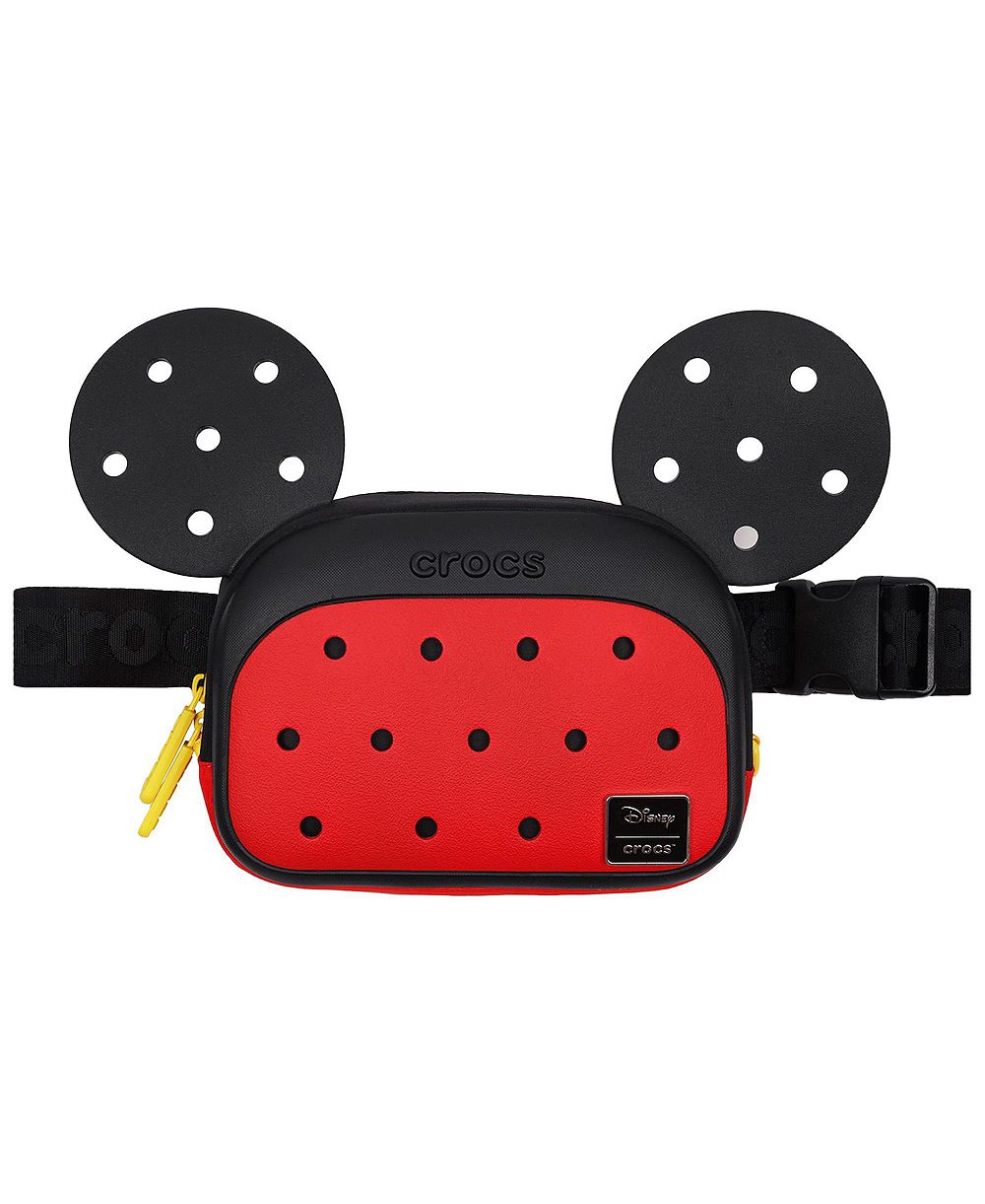 Crocs Women's Disney Mickey Mouse 3D Ears Belt Bag – Officially Licensed Waist Pack