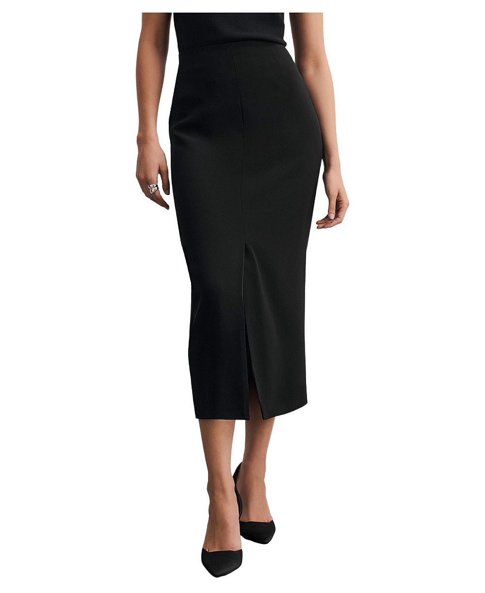 The Fold Women's Oliena Crepe Pencil Skirt