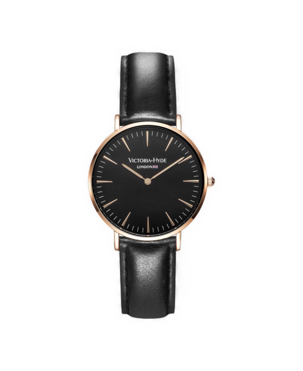Victoria Hyde London Unisex Watch Round Case 38mm, Leather Strap, Victoria Hyde