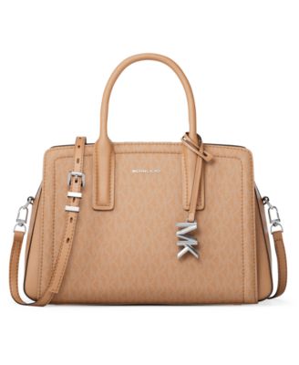 Michael Kors Laila Small Signature Logo Satchel Handbag
