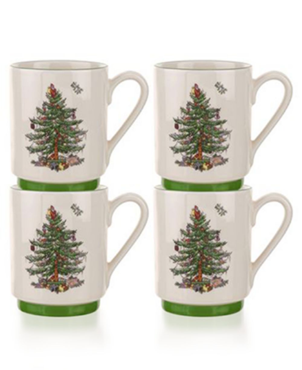 Набор кружек Spode Christmas Tree Stacking Mugs, 4 шт