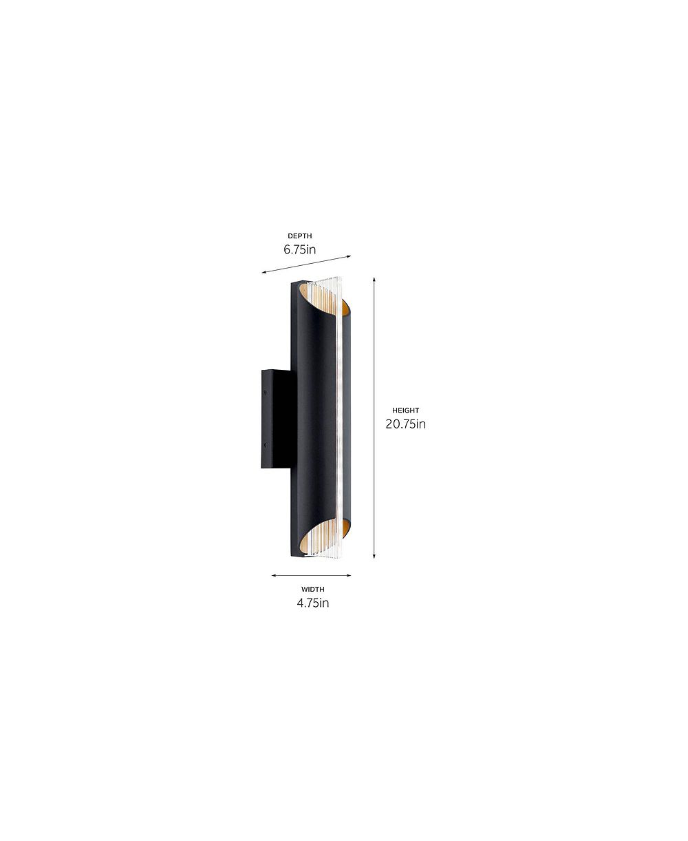 Kichler наружный настенный светильник Astalis 20 3/4" с LED подсветкой