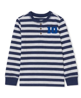 Lands' End Boys' 4-20 Long-Sleeve Striped Raglan Henley