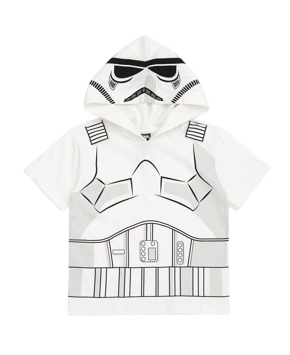 Star Wars Детская футболка с капюшоном для косплея для мальчиков