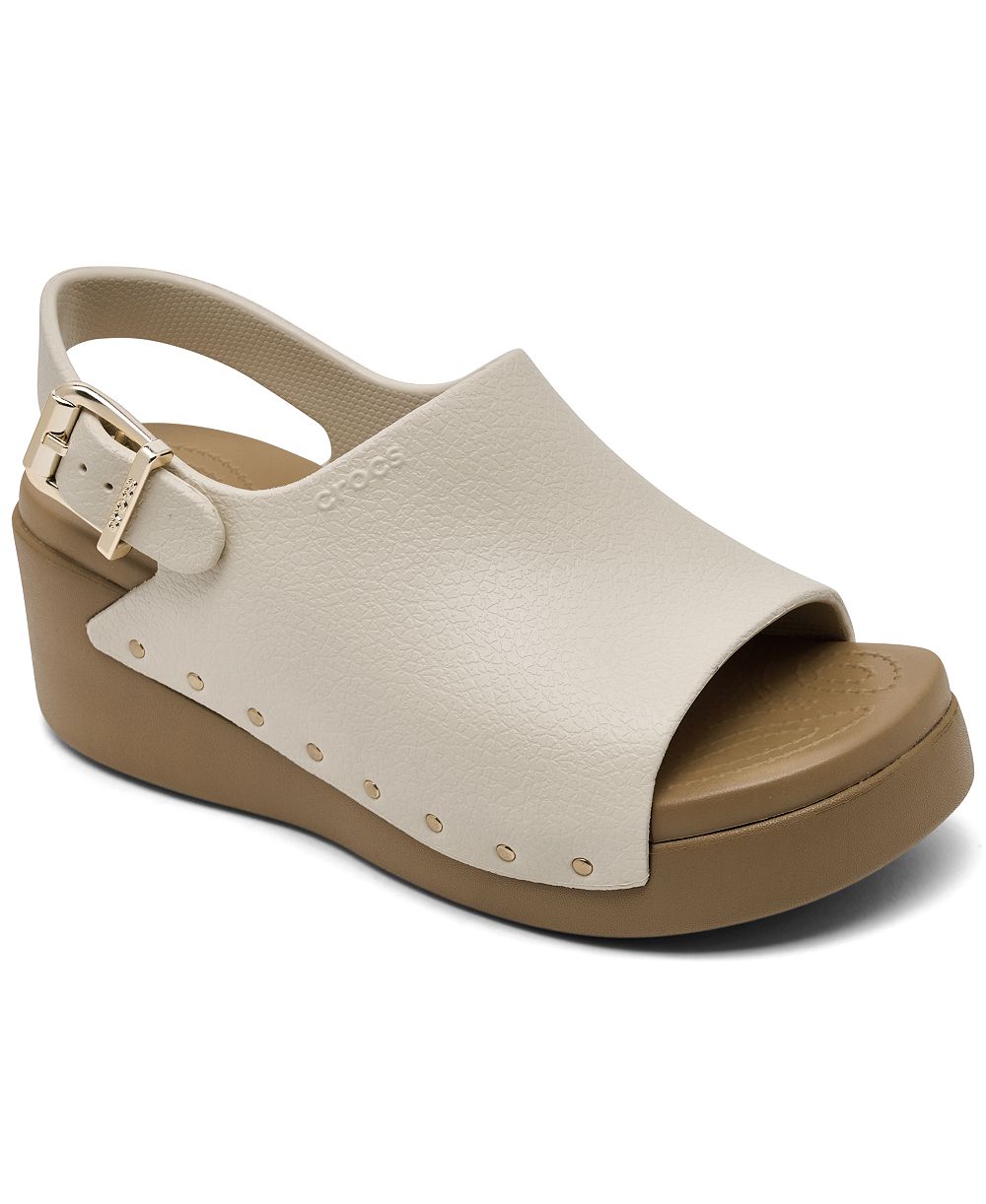 Crocs Women’s Dylan Studded Platform Slide Sandals from Finish Line