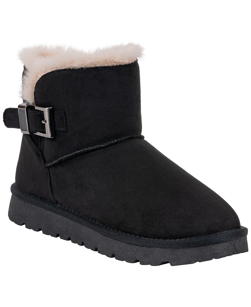 GC Shoes женские ботильоны на низком каблуке с мехом и пряжкой, модель Hillrose