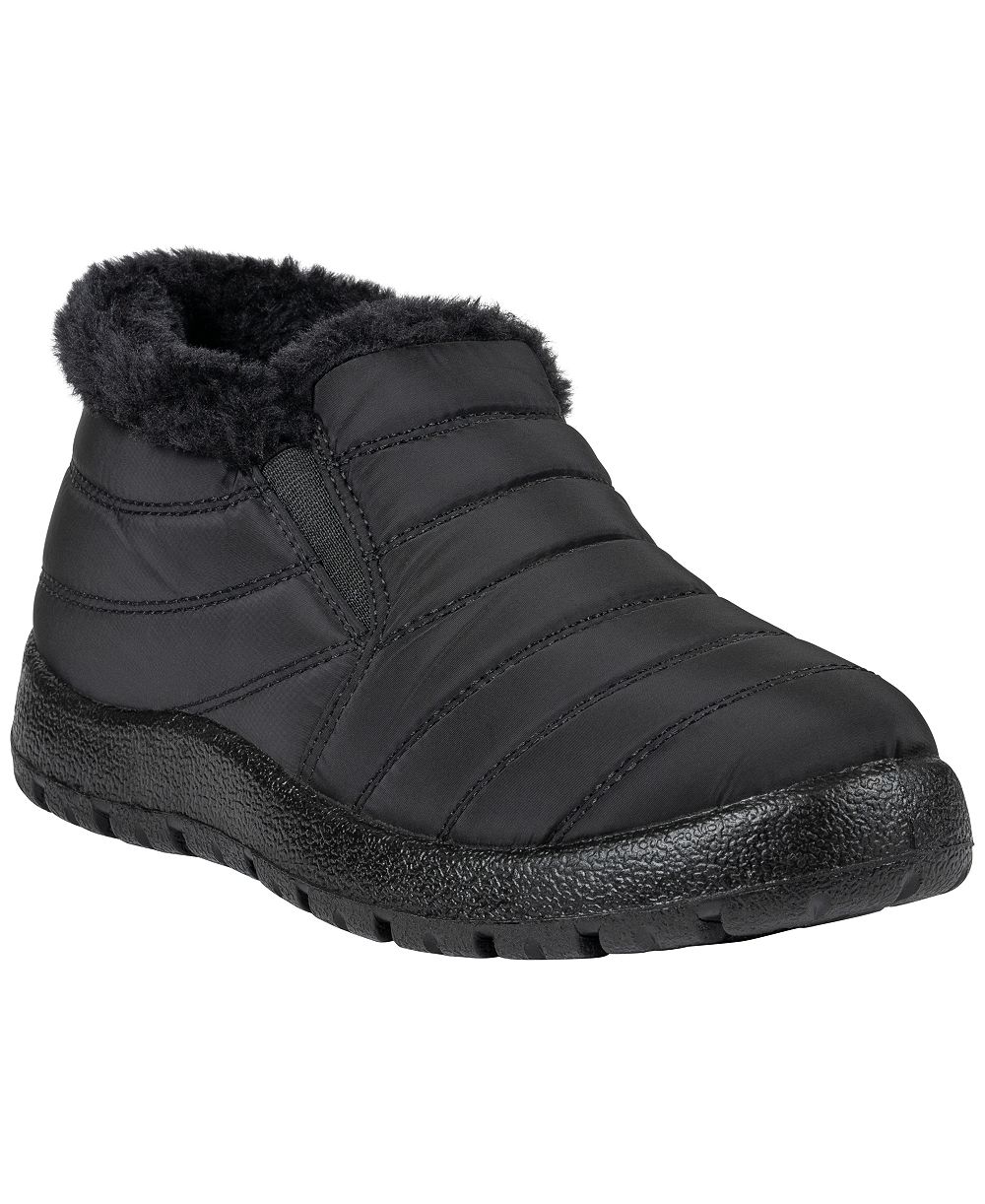 GC Shoes Женская Oban стеганая искусственный-мех отделка холодная-погода ботильоны