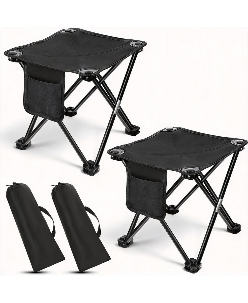 AOFAR Camping Stool Folding Chair Outdoor Seat With Carry Bag
