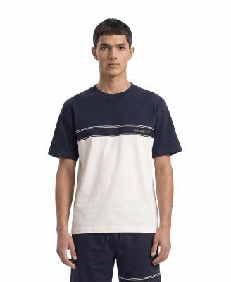 Alpenhaus Men's Gatinet Striped Ribbed Crewneck Classic-Fit T-Shirt