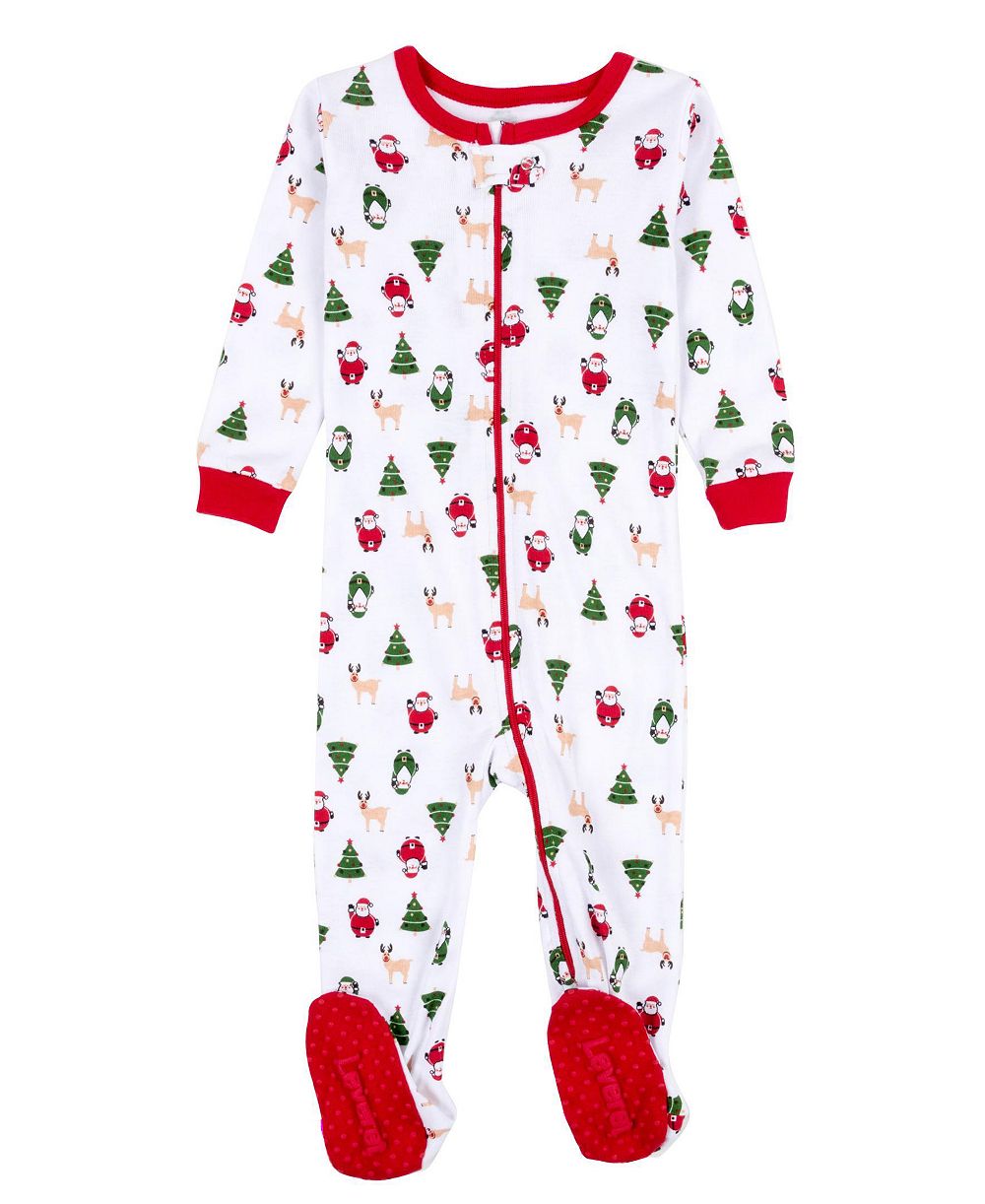 Leveret детские пижамы с ножками из хлопка для малышей (2T-5T), унисекс, праздничные