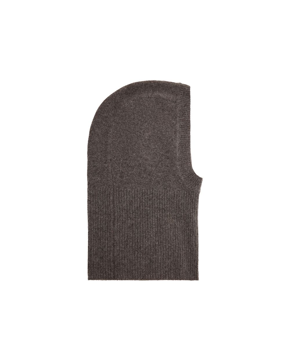 MANGO Women's Selection Knit Ribbed Wool/Cashmere-Blend Balaclava