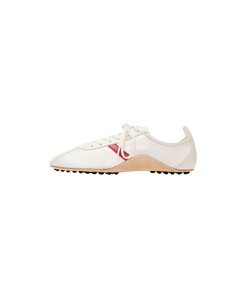 MANGO Women's Selection Leather Contrasting-Sole Sneakers