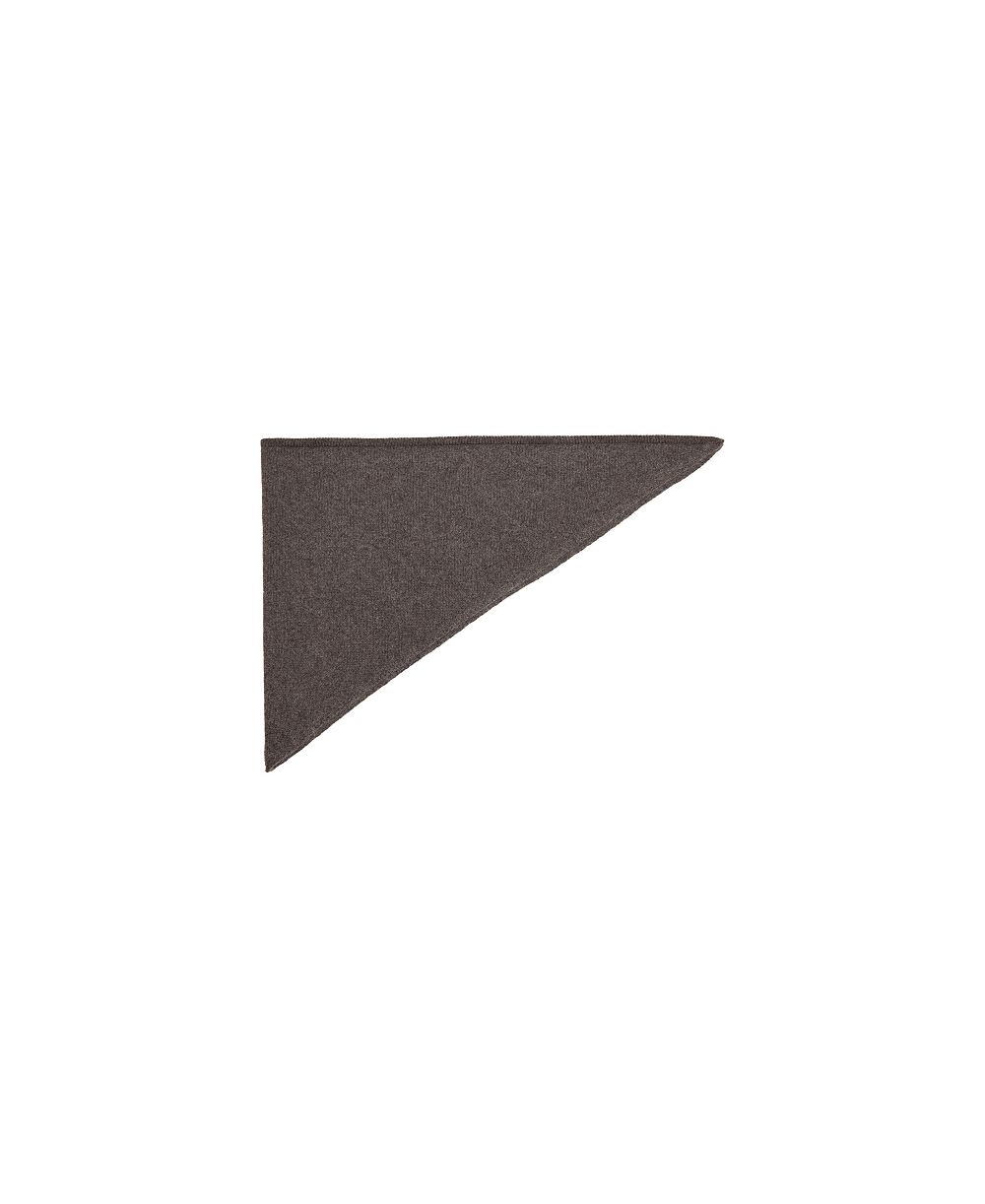 MANGO Selection Cashmere/Wool-Blend Triangular Knit Wrap Scarf