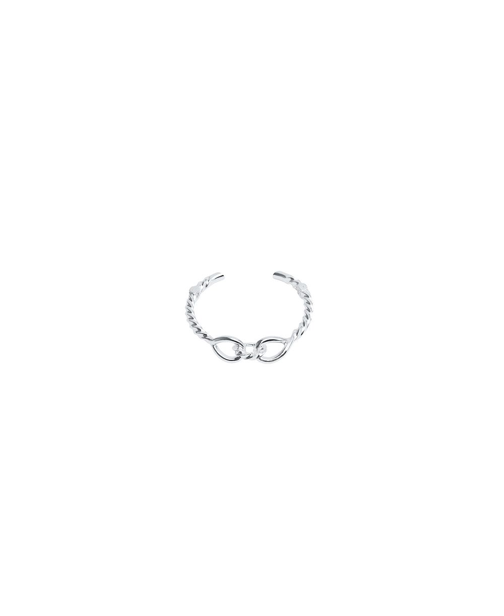 Женское колье MANGO Selection Silver-Tone Knot Choker Necklace