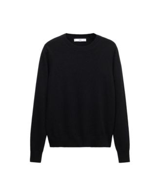 Свитер MANGO женский из коллекции Selection, 100% кашемир, с круглым вырезом