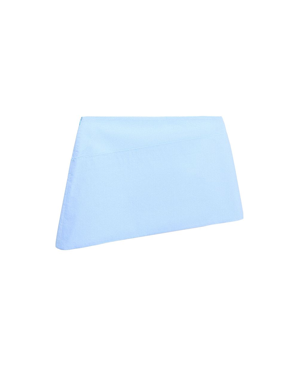 MANGO Women's Selection Asymmetric Hem Poplin Straight-Fit Skirt