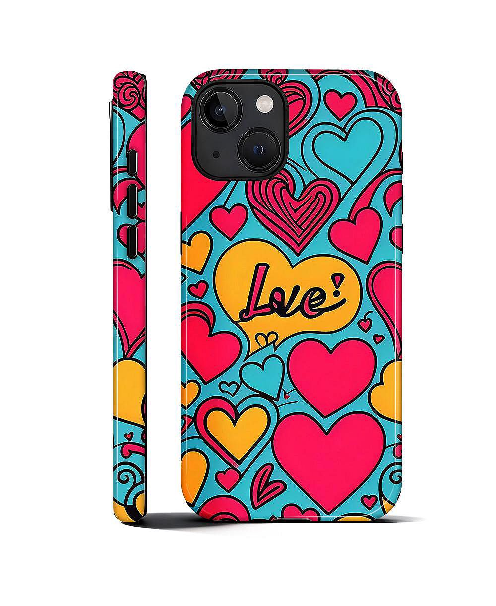 Двухслойный чехол для телефона LISEN Love in Color для Apple iPhone