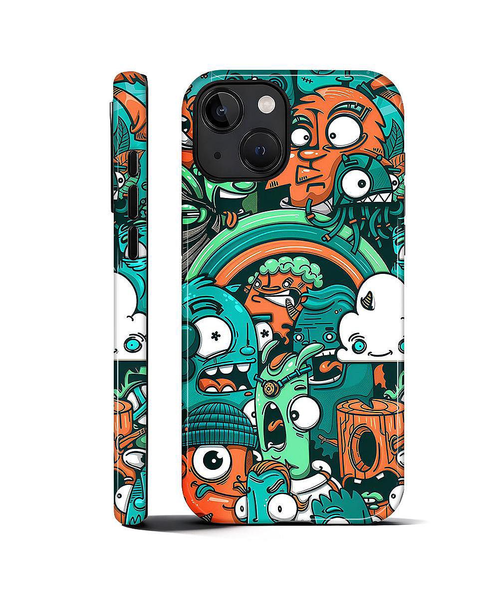 LISEN Urban Sewer Monsters 2-Layer Phone Case, Compatible with Apple iPhone Air