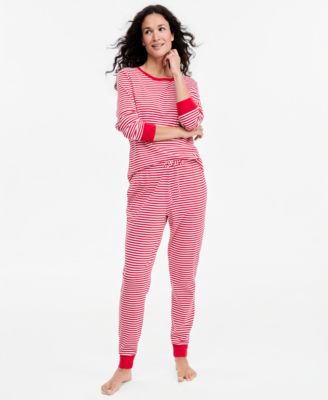 Женский пижамный комплект Holiday Lane Candy Cane Stripe
