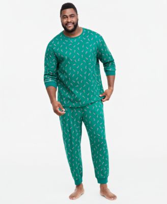 Мужской комплект пижам Holiday Lane Big & Tall Candy Cane