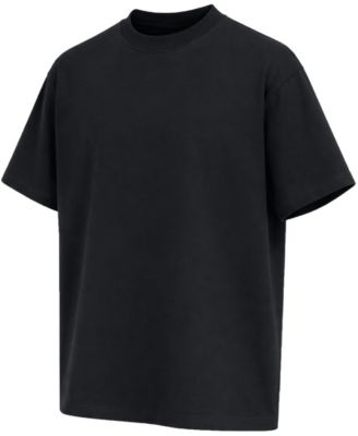 Blu Rock Men's Heavyweight Crew Neck Short-Sleeve T-Shirt