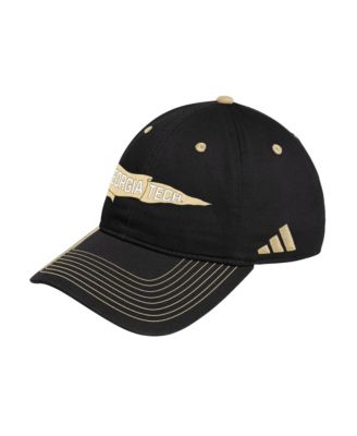 adidas Men's Black Georgia Tech Yellow Jackets Slouch Adjustable Hat