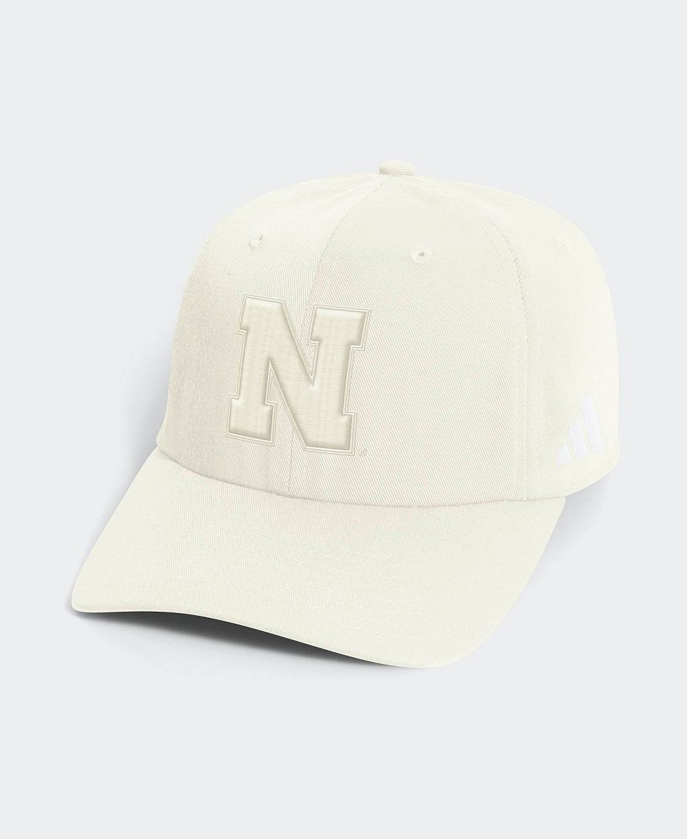 adidas Men's Beige Nebraska Huskers Slouch Adjustable Hat