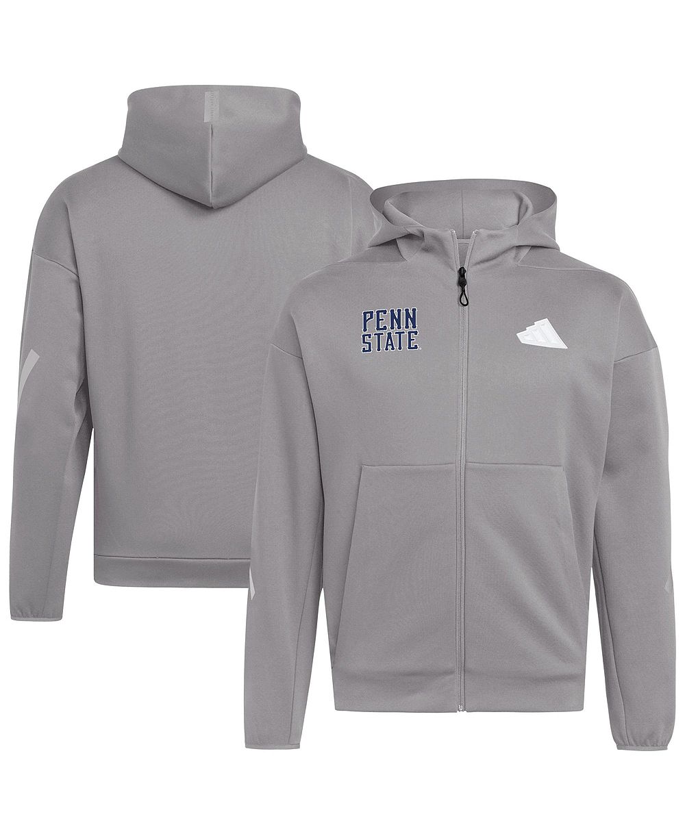 adidas Men's Gray Penn State Nittany Lions Z.N.E Full-Zip Hoodie