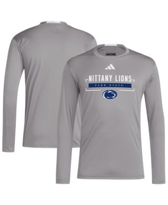 adidas Men's Gray Penn State Nittany Lions D4T Long Sleeve T-Shirt