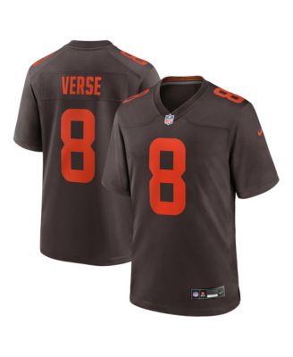 Men's Nike Jared Verse Brown Cleveland Browns Alternate Alpha Dawg Game Jersey