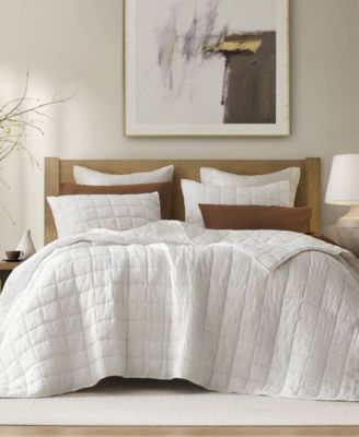Harbor House French Flax Linen Garment Washed Quilt Set, King/California King