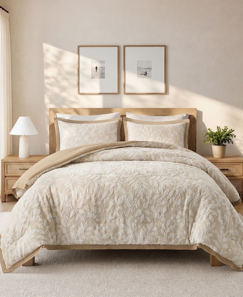 Harbor House Solace Leaf 3-Piece Comforter Set, King/California King