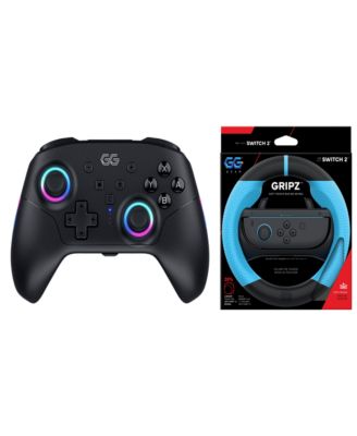 GG Gear Gripz беспроводной гоночный руль и контроллер в комплекте для Nintendo Switch 2, Nintendo Switch, PC и Android