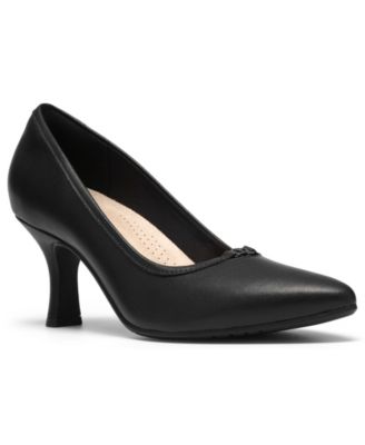 Clarks Women's Kacelyn Grace Pointed-Toe Kitten Heel Pumps
