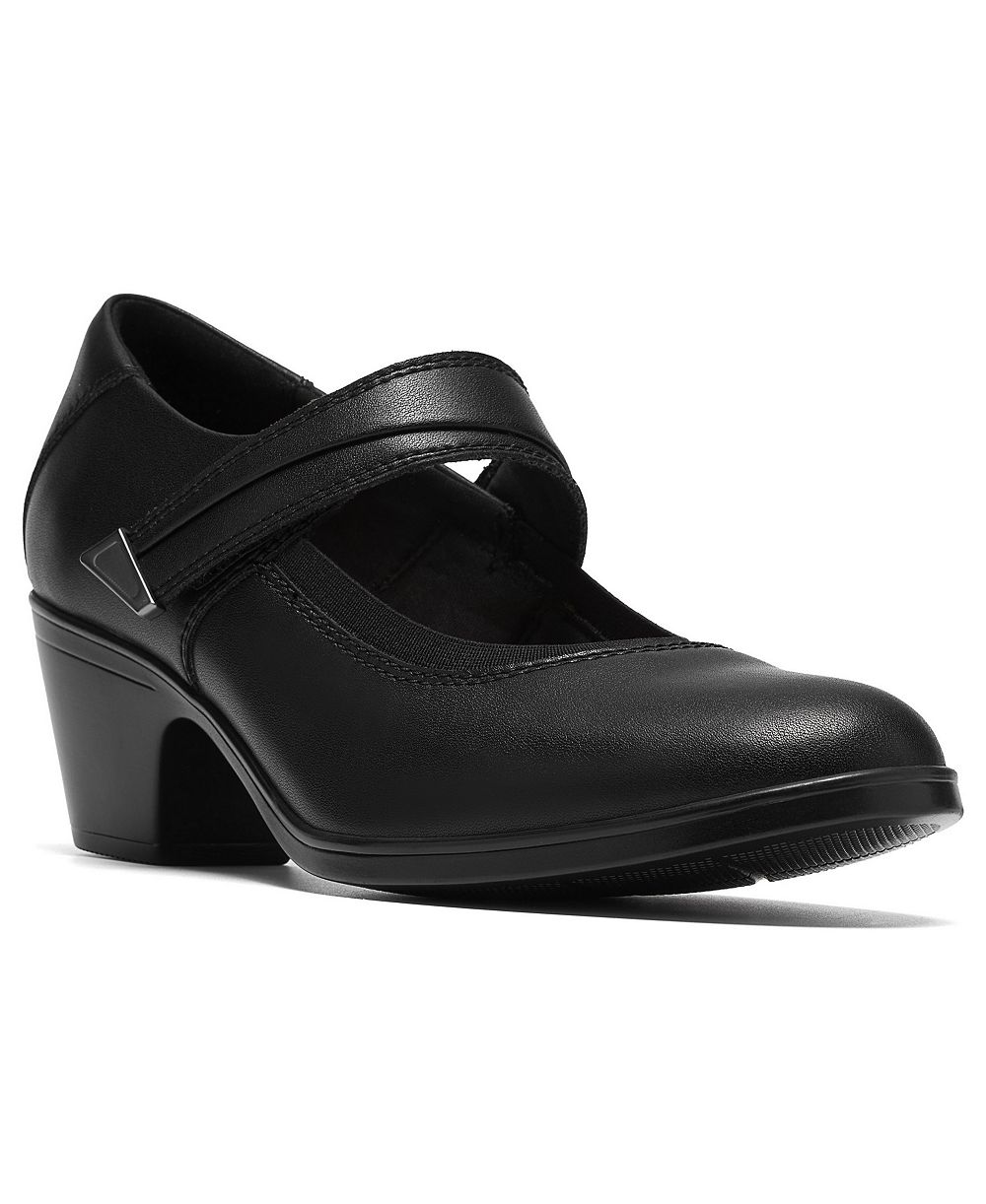 Clarks женские Emily 2 Jaynie Мэри Джейн блок каблук туфли