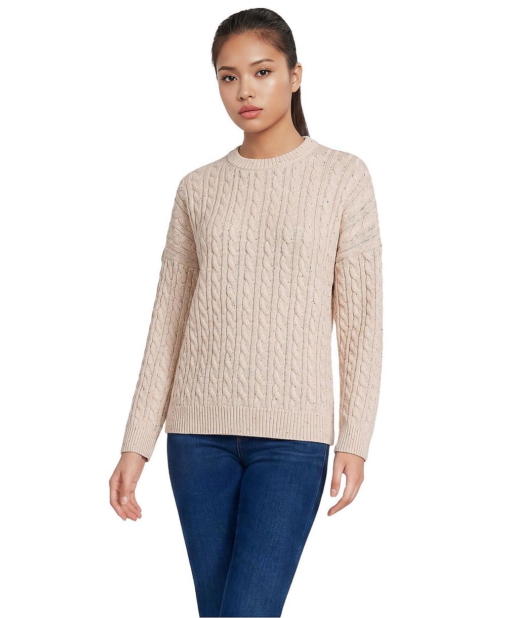 Lands' End Women's Drifter Classic Cable Sweater