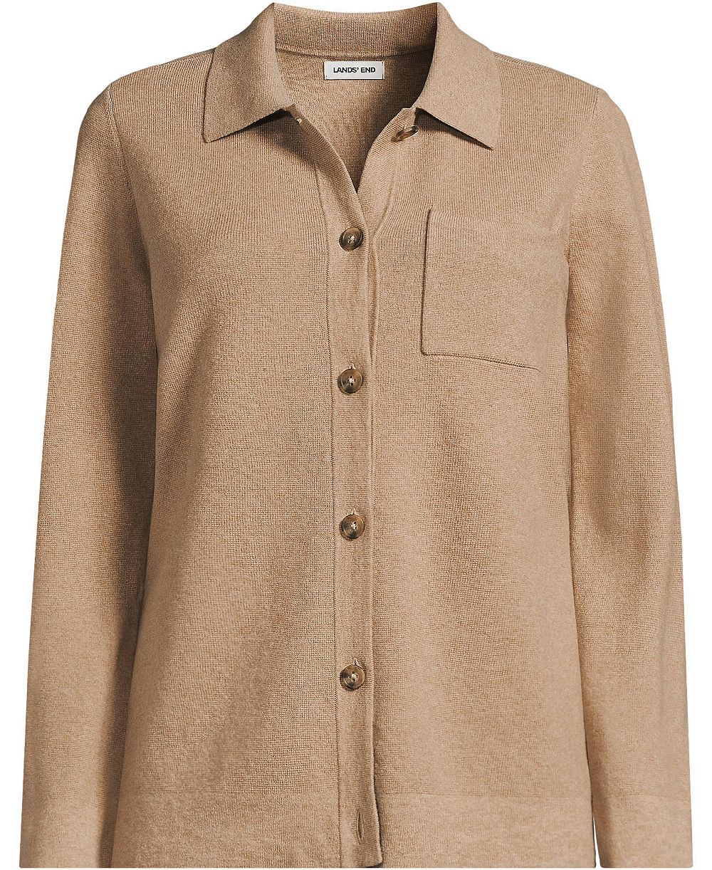 Lands' End Women's Drifter Barn Jacket Sweater