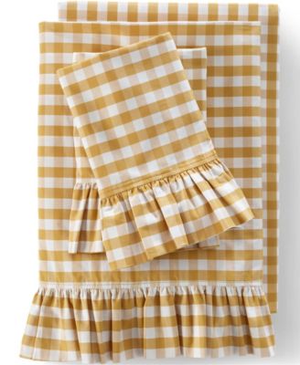 Dijon gold/ivory gingham