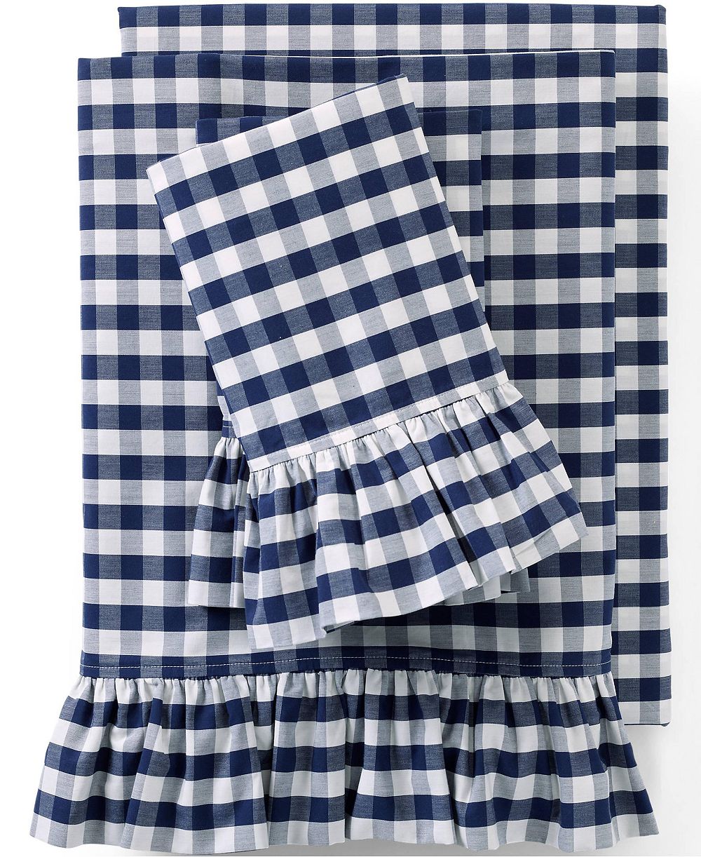 Lands' End Комплект простыней с рюшами