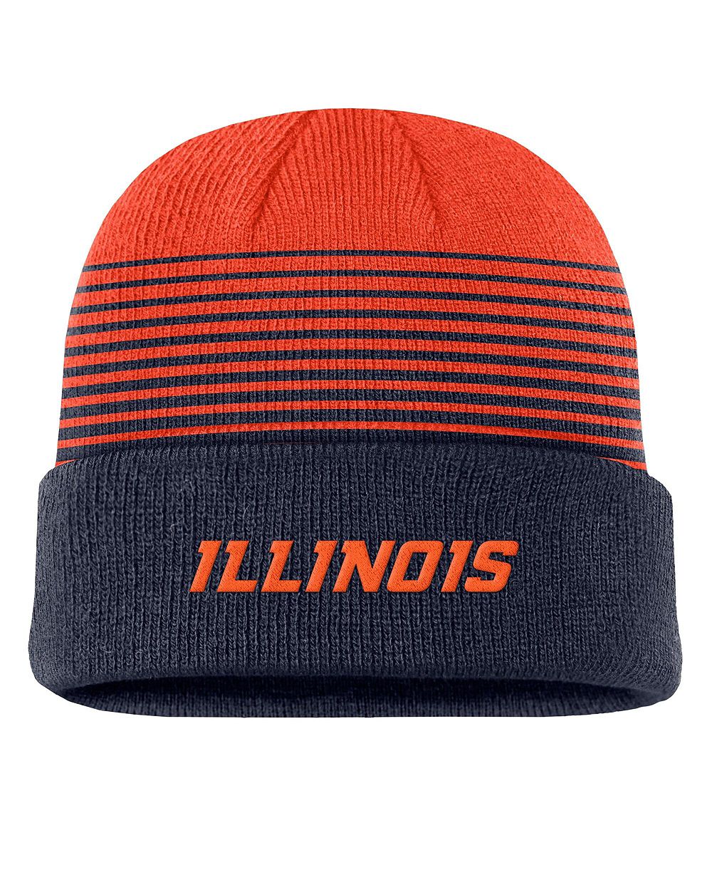 Nike Men's Navy/Orange Illinois Fighting Illini 2026 On-Field Gradient Terra Cuffed Knit Hat