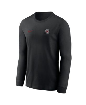 Nike мужская классическая футболка с длинным рукавом и логотипом South Carolina Gamecocks
