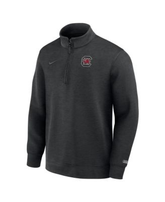 Мужская толстовка Nike с половинной застежкой-молнией и меланжем South Carolina Gamecocks South Carolina Coaches