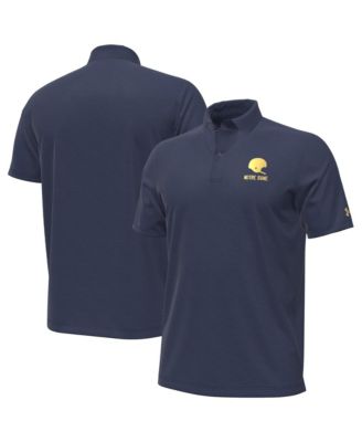 Мужская поло Under Armour для команды Notre Dame Fighting Irish, серия Shamrock Playoff 2026, производительная ткань
