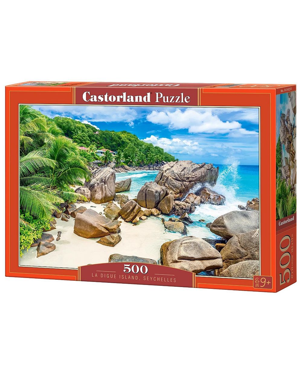 Castorland пазл 500 деталей «Остров Ла Диг, Сейшелы», от 14 лет
