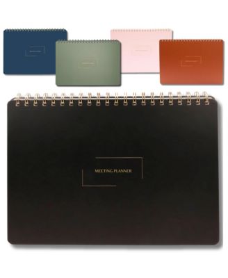 Black meeting planner - landscape