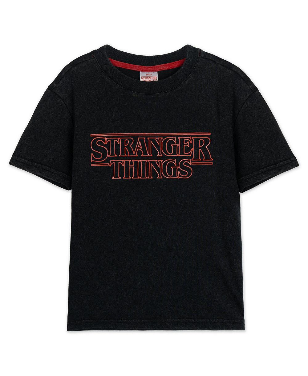 Stranger Things детская футболка с коротким рукавом для мальчиков и девочек