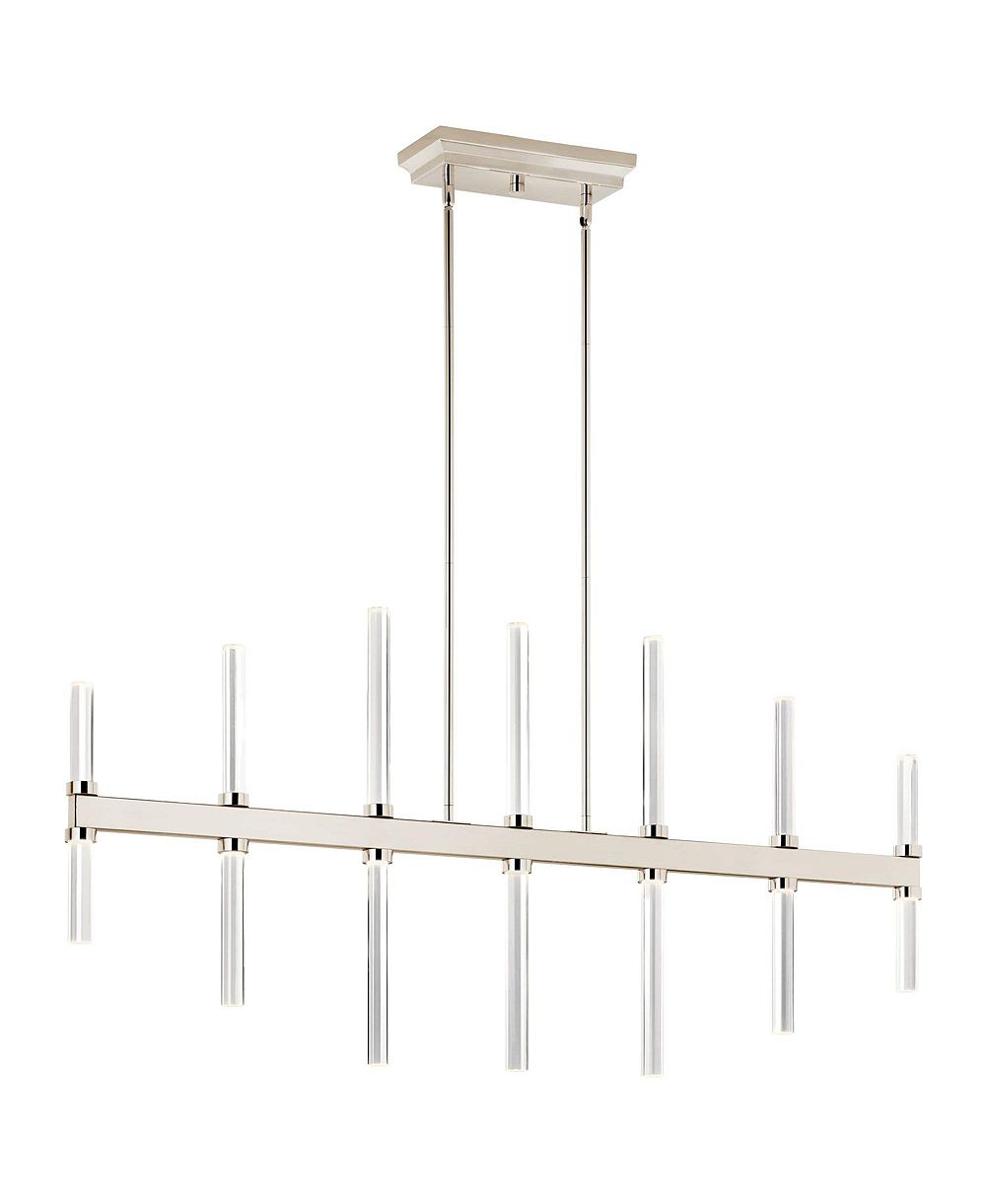 Люстра Kichler Sycara 48 1/4"W, полированная, LED, 14 ламп, линейная